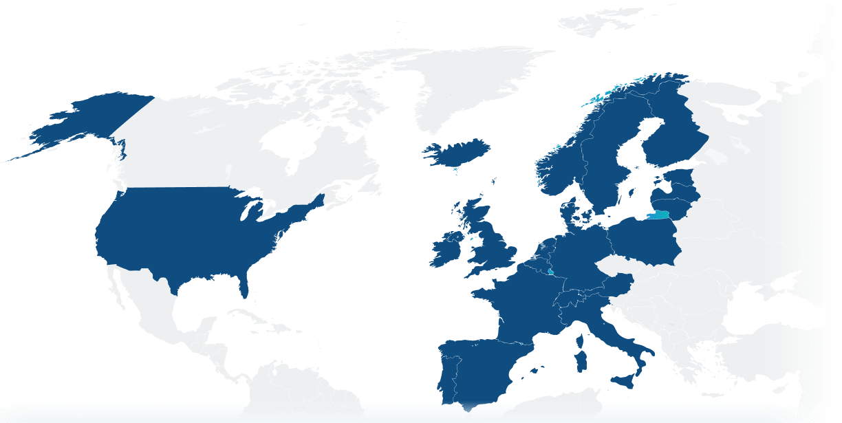 Clients map